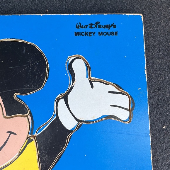 Vintage Disney Playskool Puzzle Mickey Mouse - Picture 3 of 5